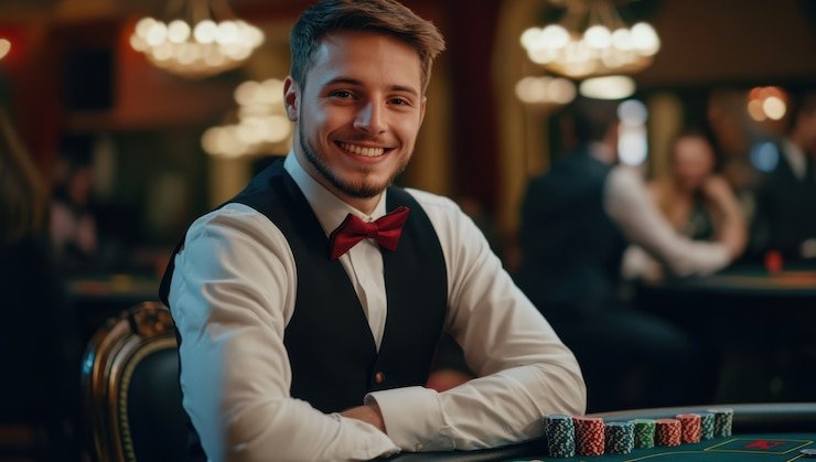 Antarmuka Live Baccarat di aplikasi mobile king189